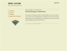 Tablet Screenshot of jimcasy.de